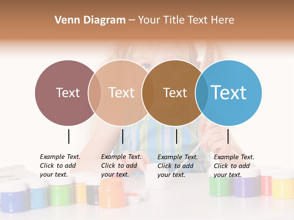 Colour Gelb Malen PowerPoint Template