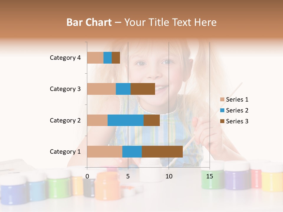 Colour Gelb Malen PowerPoint Template
