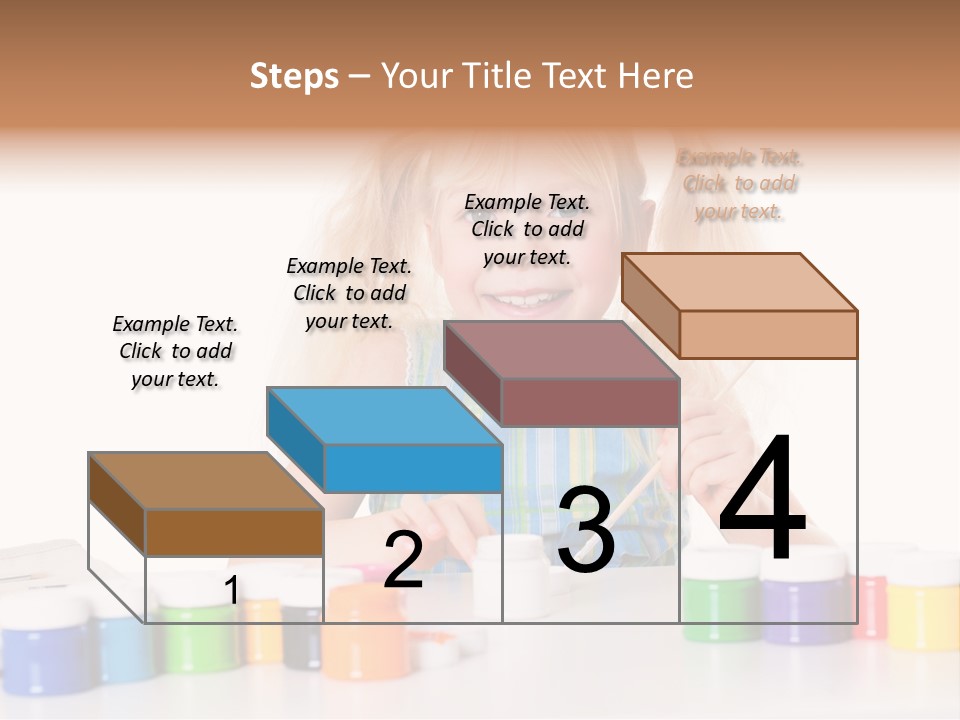 Colour Gelb Malen PowerPoint Template