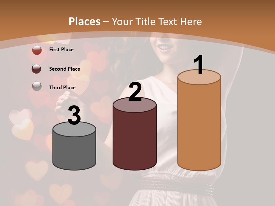 Liebe Frau Flirt PowerPoint Template