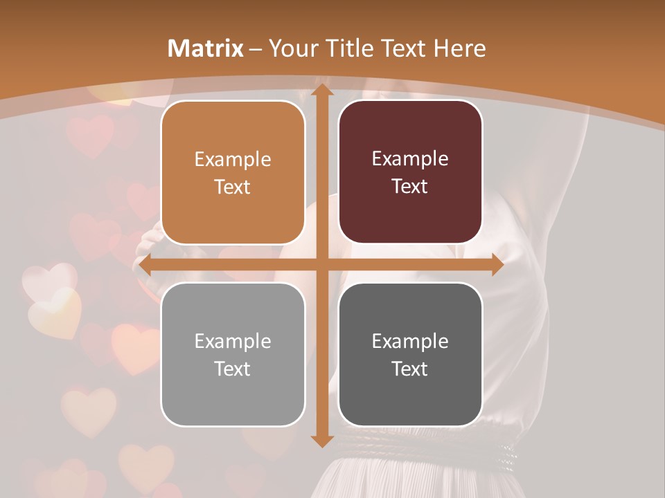 Liebe Frau Flirt PowerPoint Template