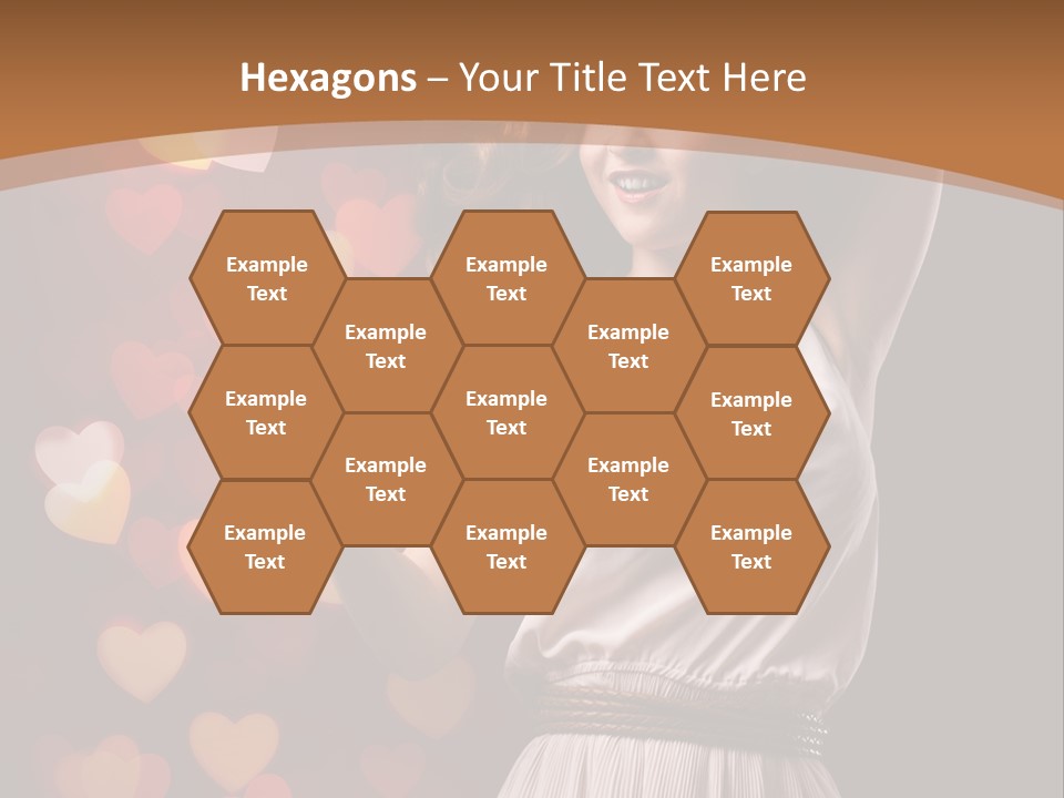 Liebe Frau Flirt PowerPoint Template