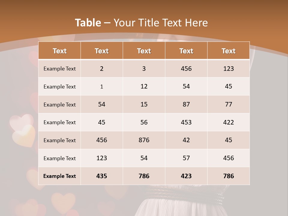 Liebe Frau Flirt PowerPoint Template