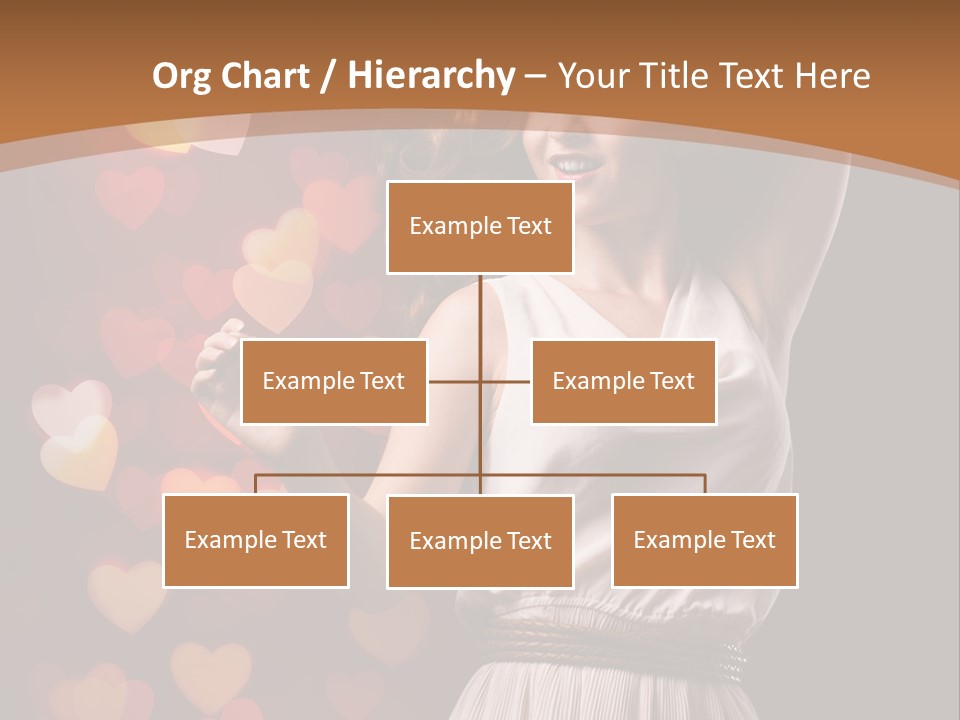 Liebe Frau Flirt PowerPoint Template