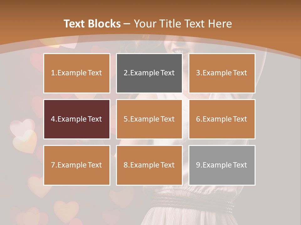 Liebe Frau Flirt PowerPoint Template