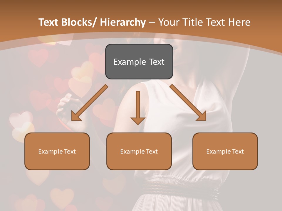 Liebe Frau Flirt PowerPoint Template