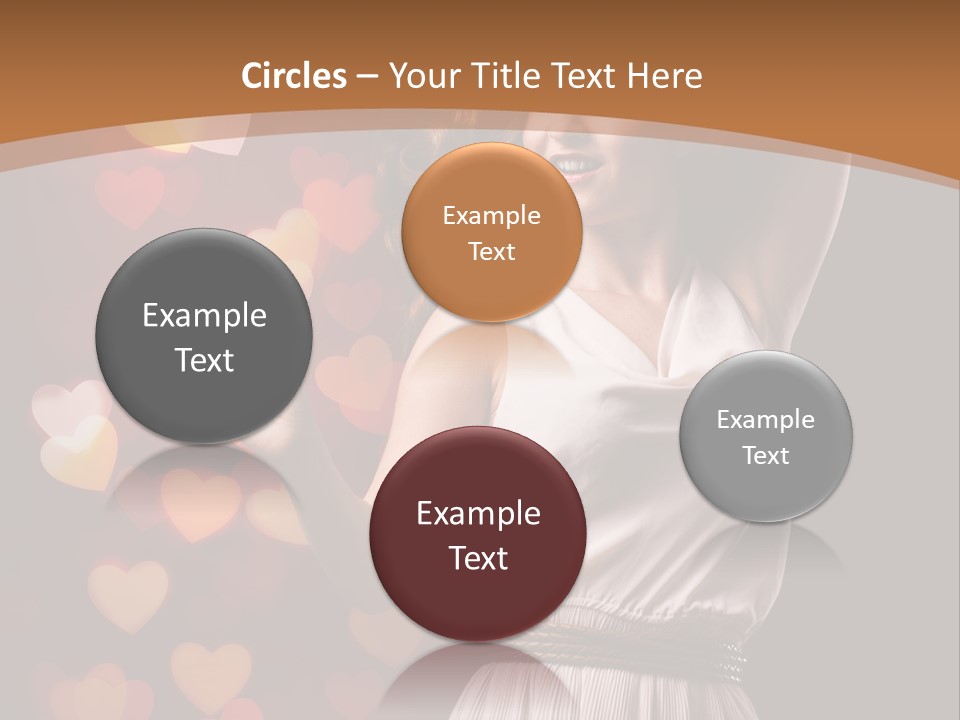 Liebe Frau Flirt PowerPoint Template