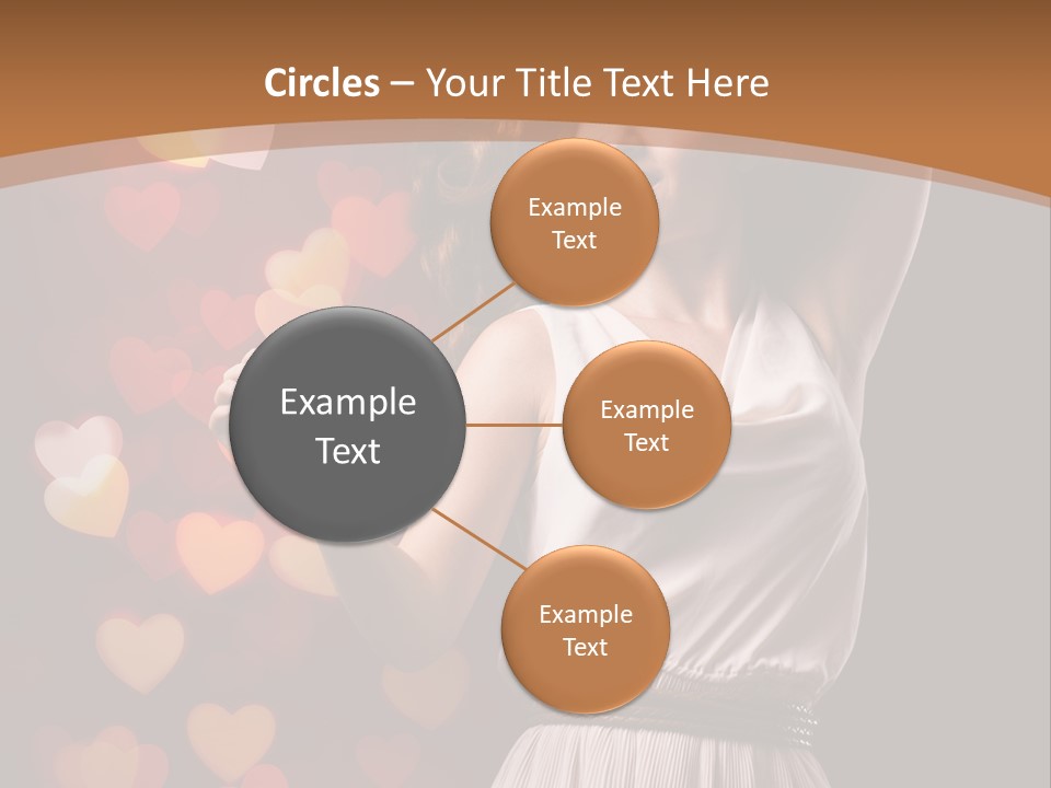 Liebe Frau Flirt PowerPoint Template