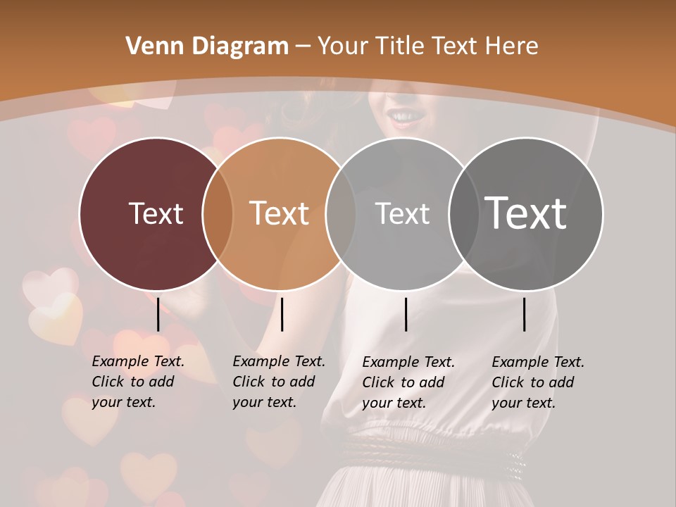 Liebe Frau Flirt PowerPoint Template