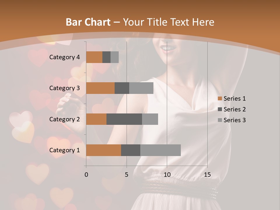 Liebe Frau Flirt PowerPoint Template