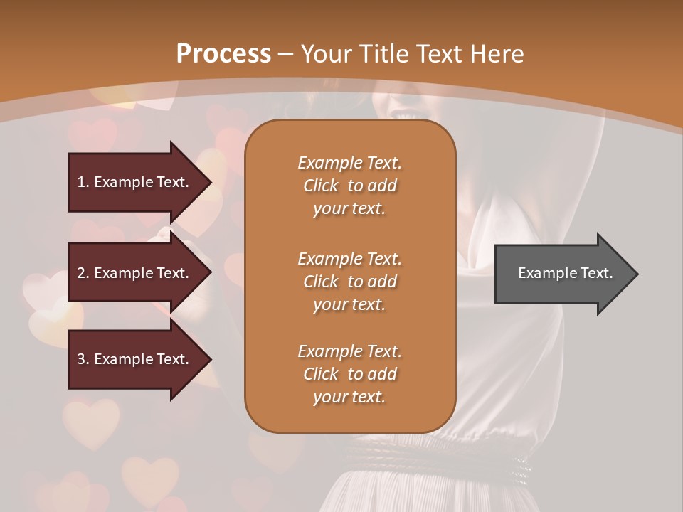 Liebe Frau Flirt PowerPoint Template