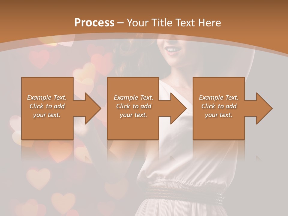Liebe Frau Flirt PowerPoint Template