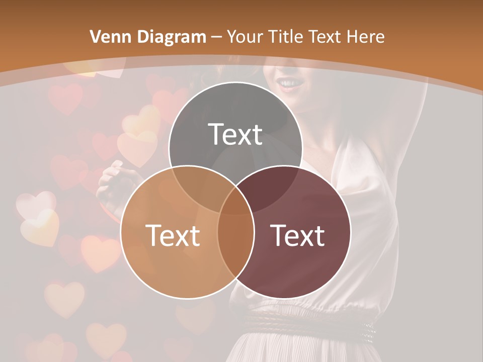 Liebe Frau Flirt PowerPoint Template