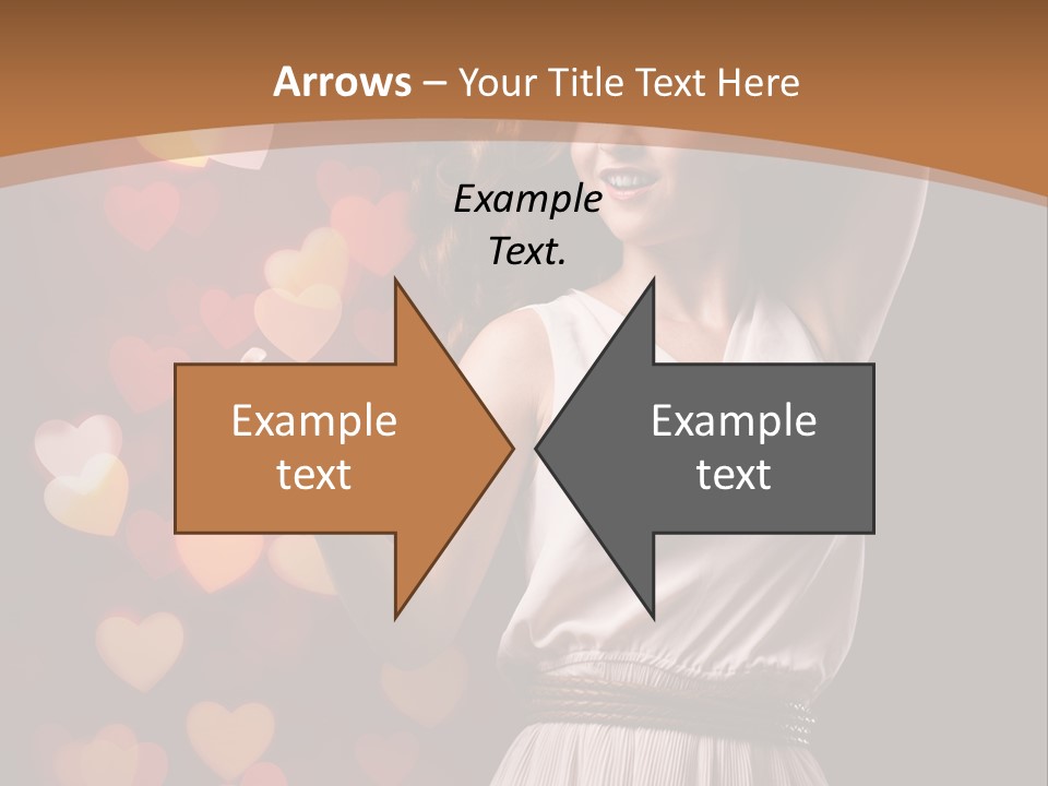 Liebe Frau Flirt PowerPoint Template