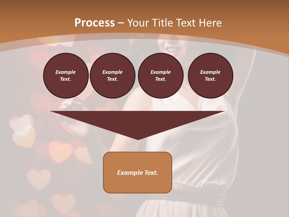 Liebe Frau Flirt PowerPoint Template