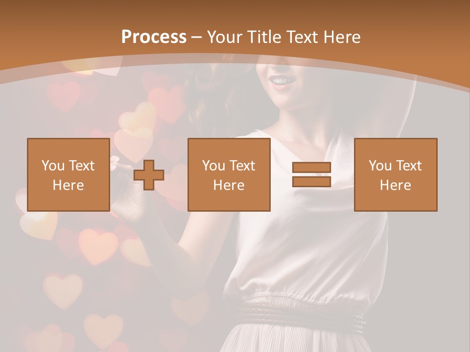Liebe Frau Flirt PowerPoint Template