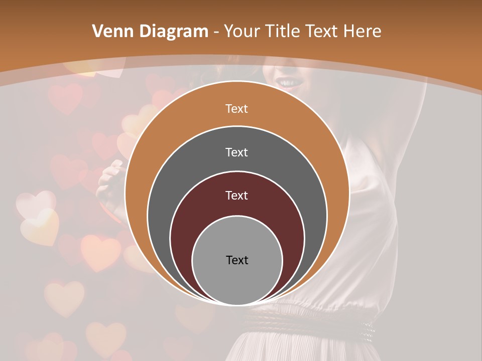 Liebe Frau Flirt PowerPoint Template