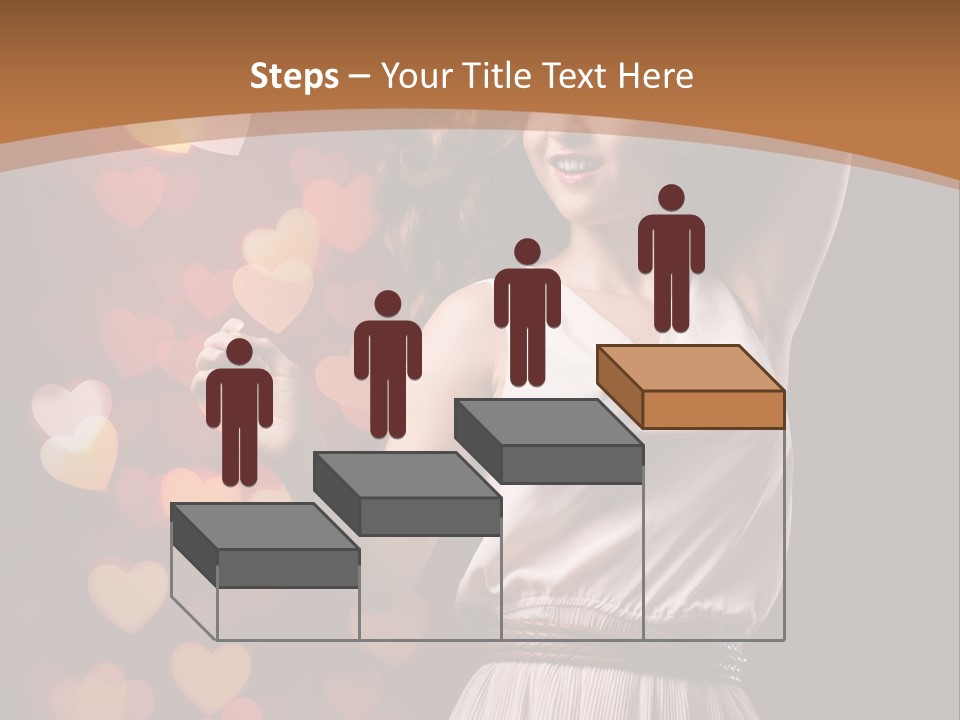 Liebe Frau Flirt PowerPoint Template