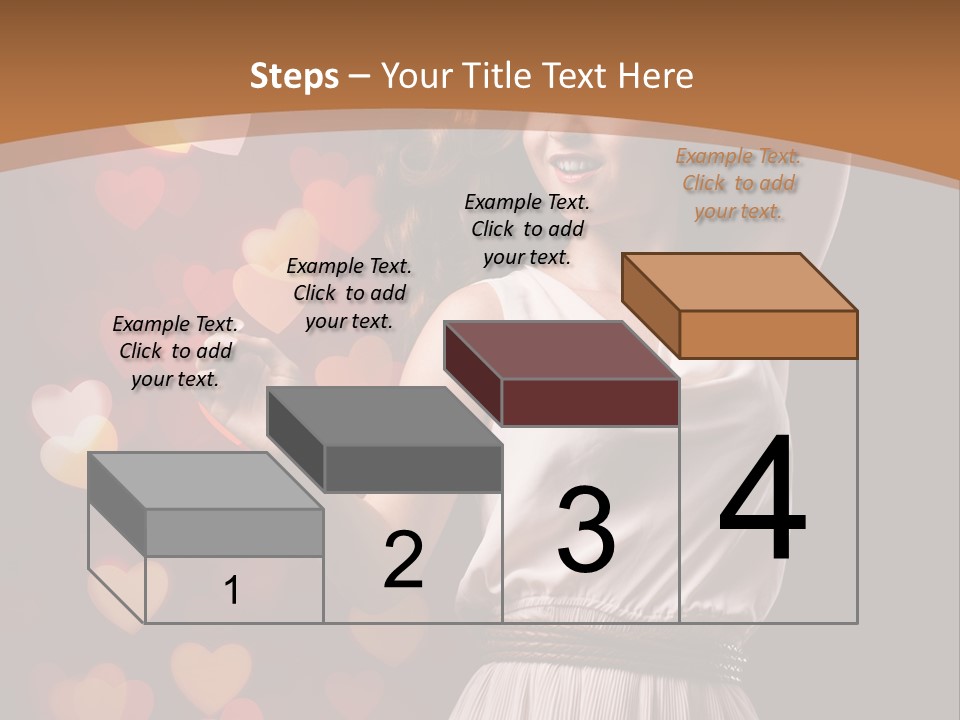 Liebe Frau Flirt PowerPoint Template