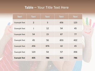 Female Caucasian Bright PowerPoint Template