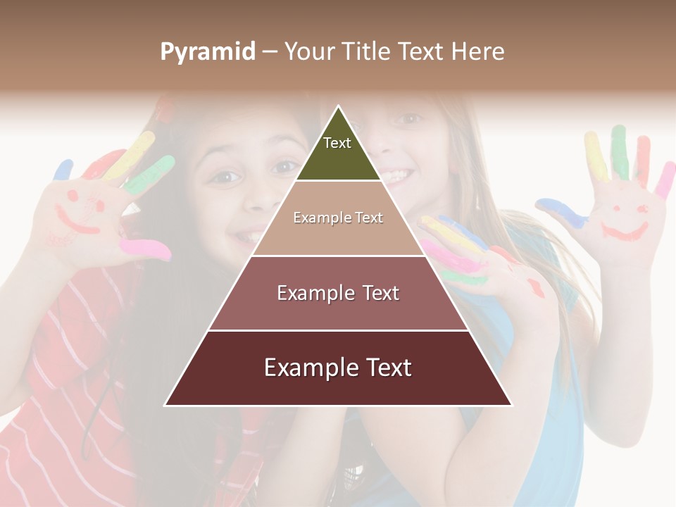 Female Caucasian Bright PowerPoint Template