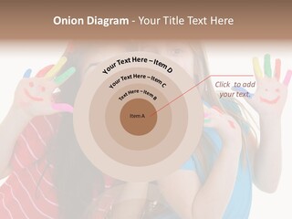 Female Caucasian Bright PowerPoint Template