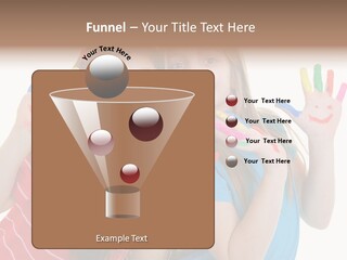 Female Caucasian Bright PowerPoint Template