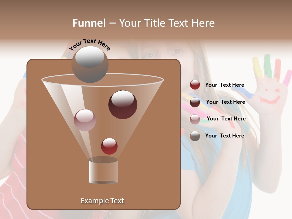 Female Caucasian Bright PowerPoint Template