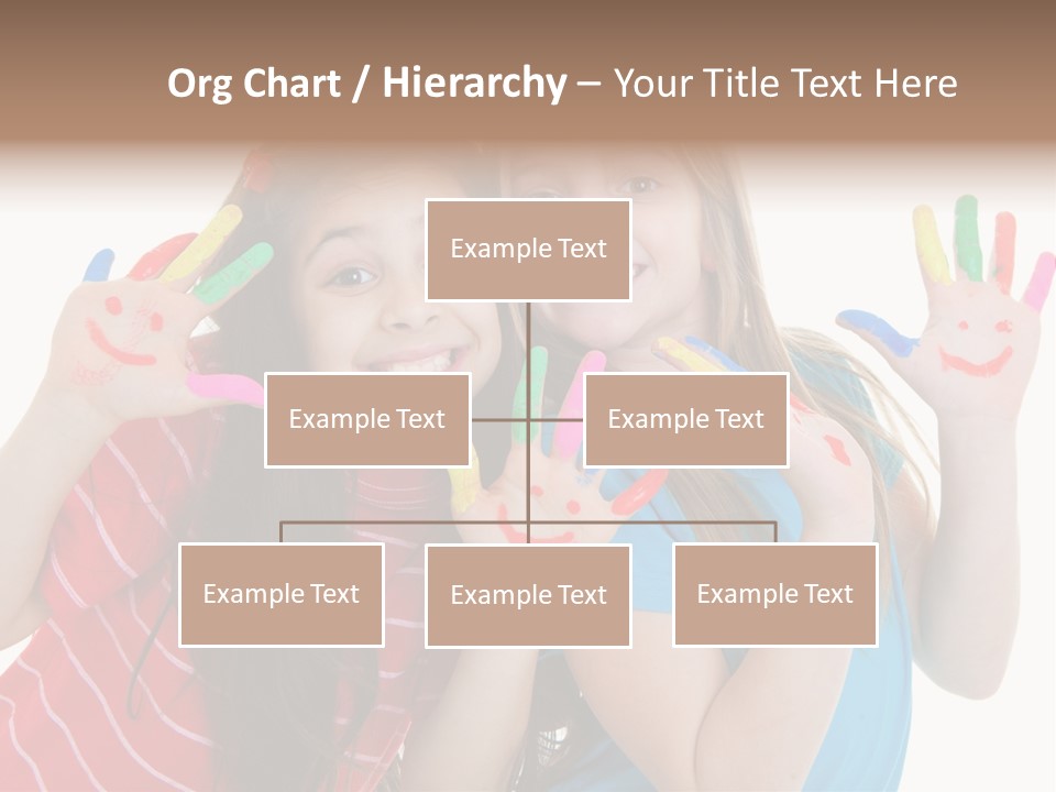 Female Caucasian Bright PowerPoint Template