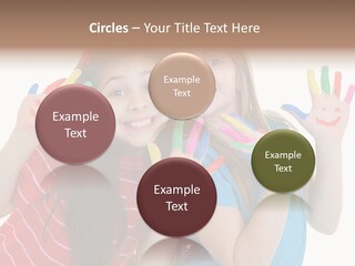 Female Caucasian Bright PowerPoint Template