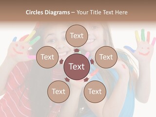 Female Caucasian Bright PowerPoint Template