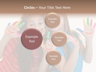 Female Caucasian Bright PowerPoint Template