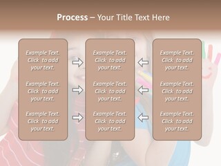 Female Caucasian Bright PowerPoint Template