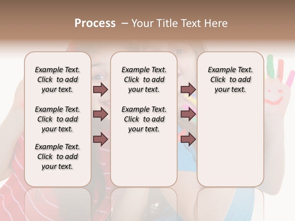 Female Caucasian Bright PowerPoint Template