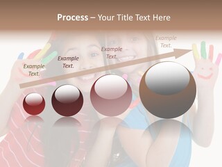 Female Caucasian Bright PowerPoint Template