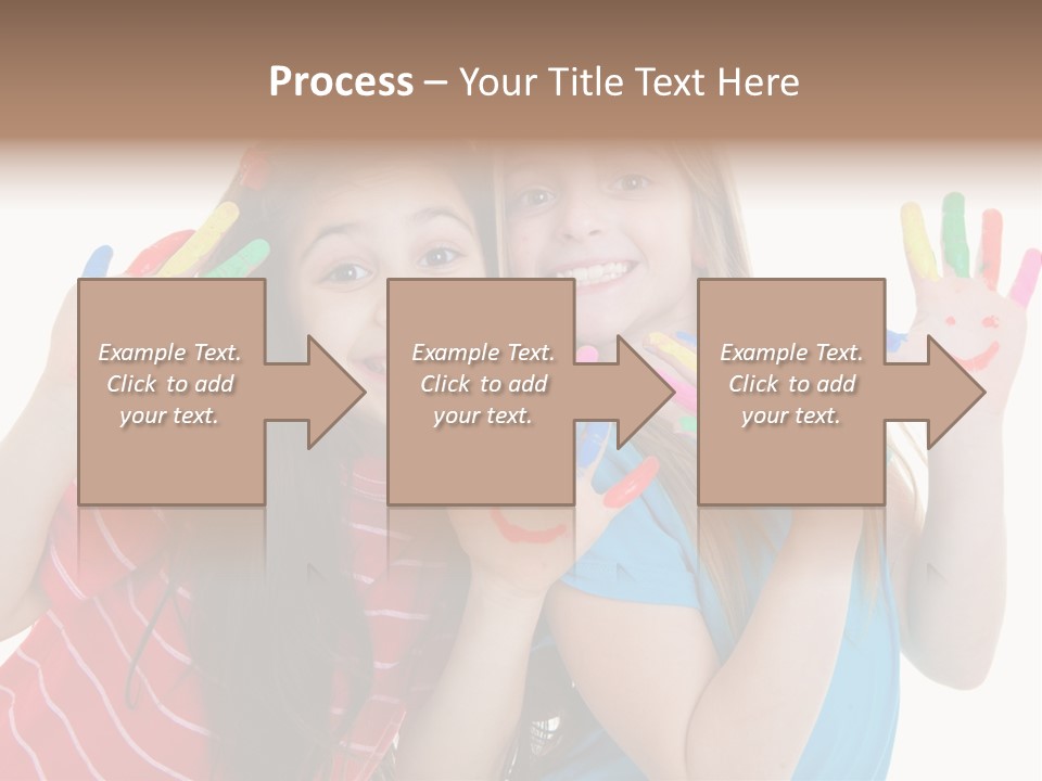 Female Caucasian Bright PowerPoint Template