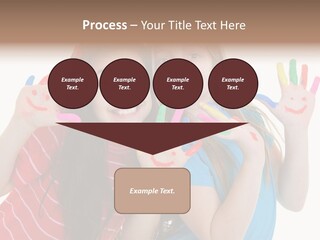 Female Caucasian Bright PowerPoint Template