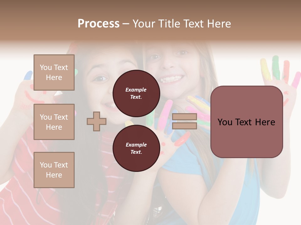 Female Caucasian Bright PowerPoint Template