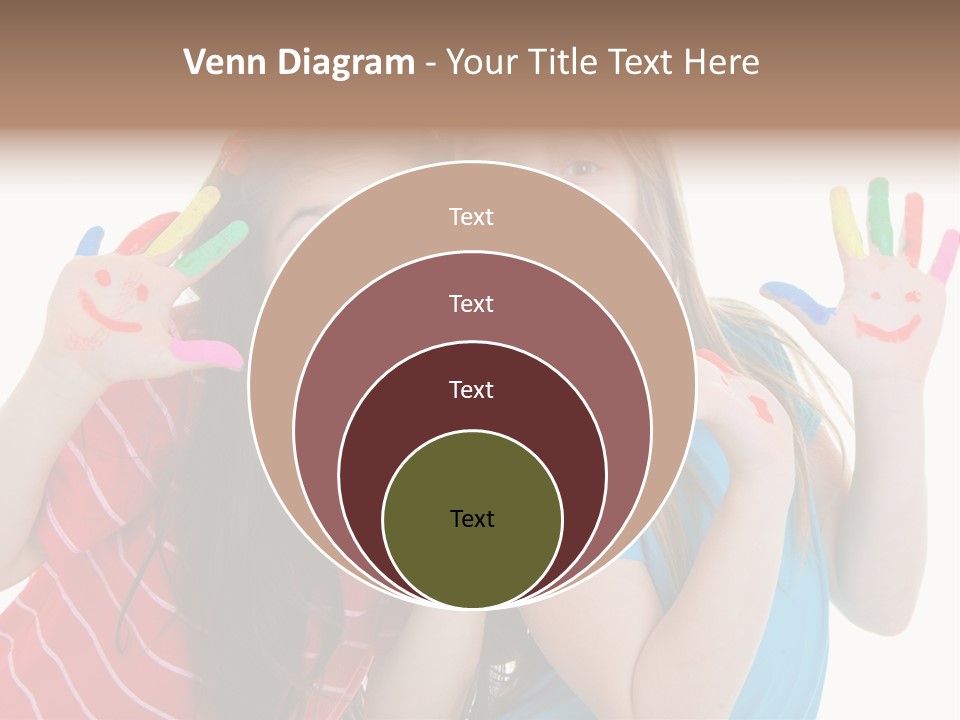 Female Caucasian Bright PowerPoint Template