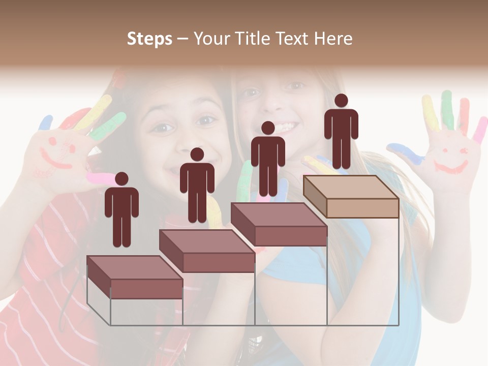 Female Caucasian Bright PowerPoint Template