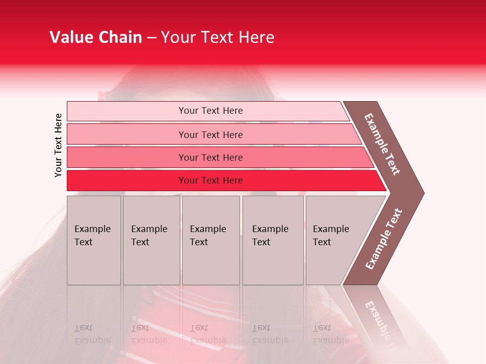 Palm Painted Child Girl PowerPoint Template