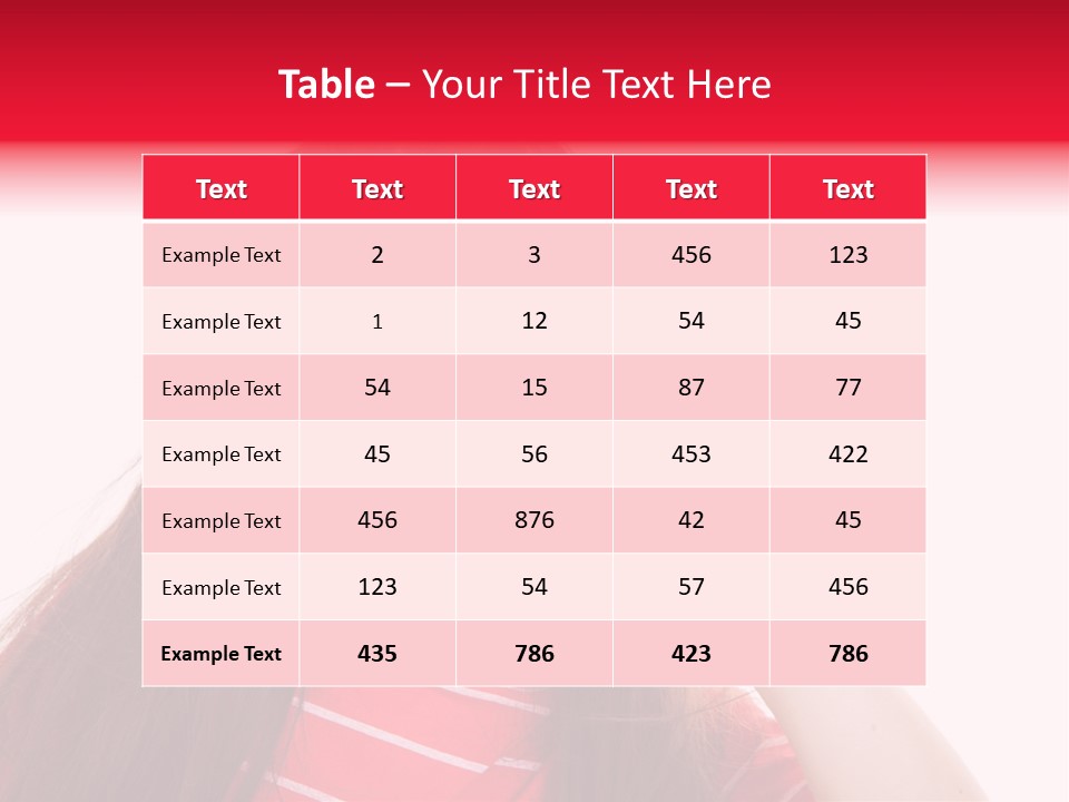 Palm Painted Child Girl PowerPoint Template