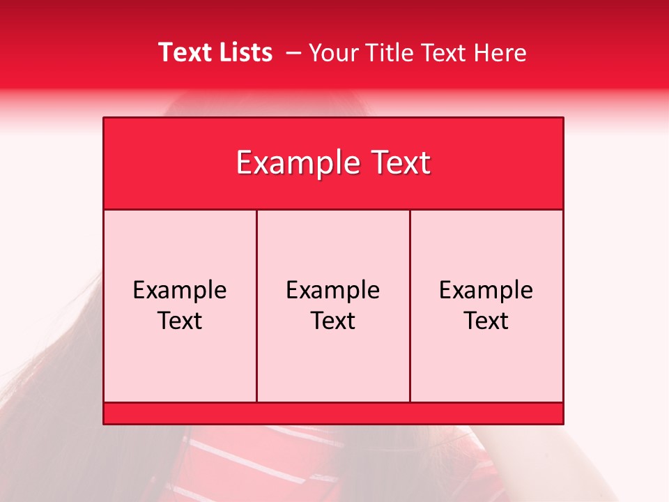 Palm Painted Child Girl PowerPoint Template