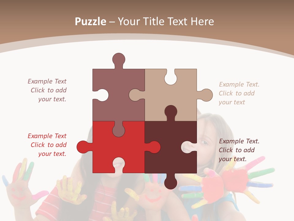 Artistic Entertainment Smiling PowerPoint Template