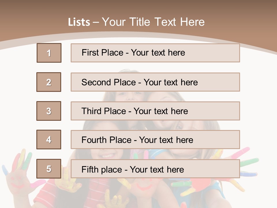 Artistic Entertainment Smiling PowerPoint Template