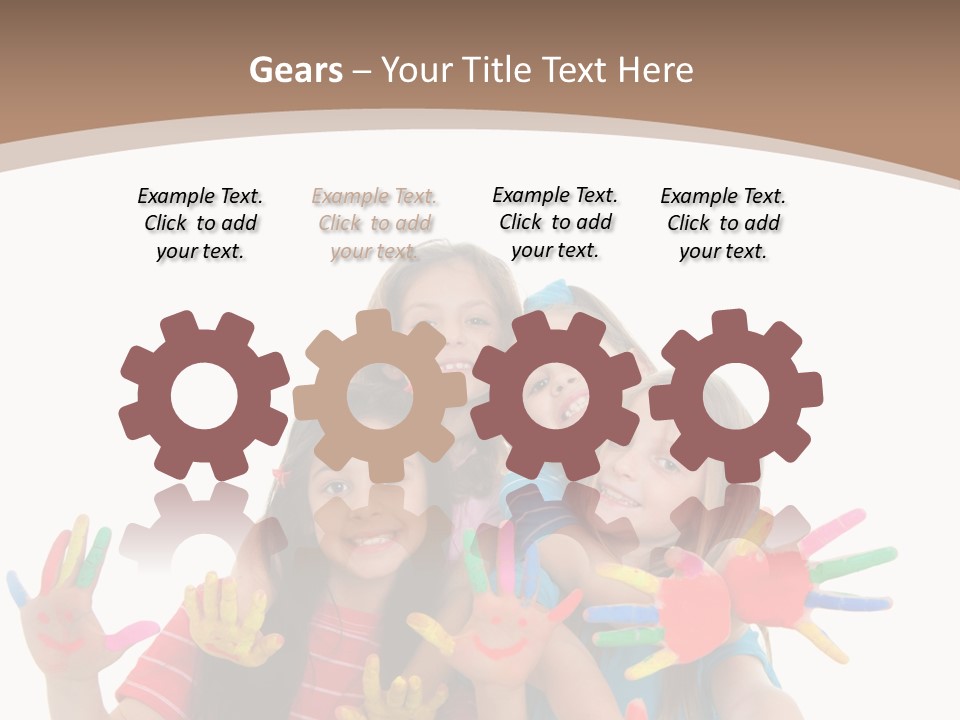 Artistic Entertainment Smiling PowerPoint Template