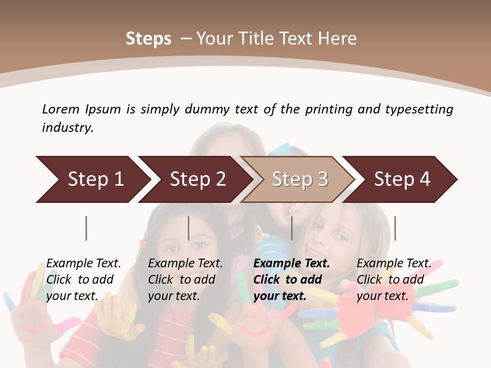 Artistic Entertainment Smiling PowerPoint Template