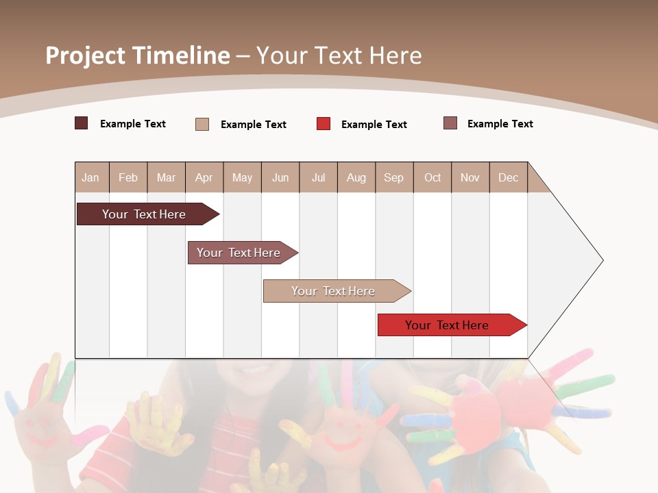 Artistic Entertainment Smiling PowerPoint Template