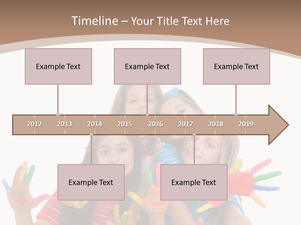 Artistic Entertainment Smiling PowerPoint Template