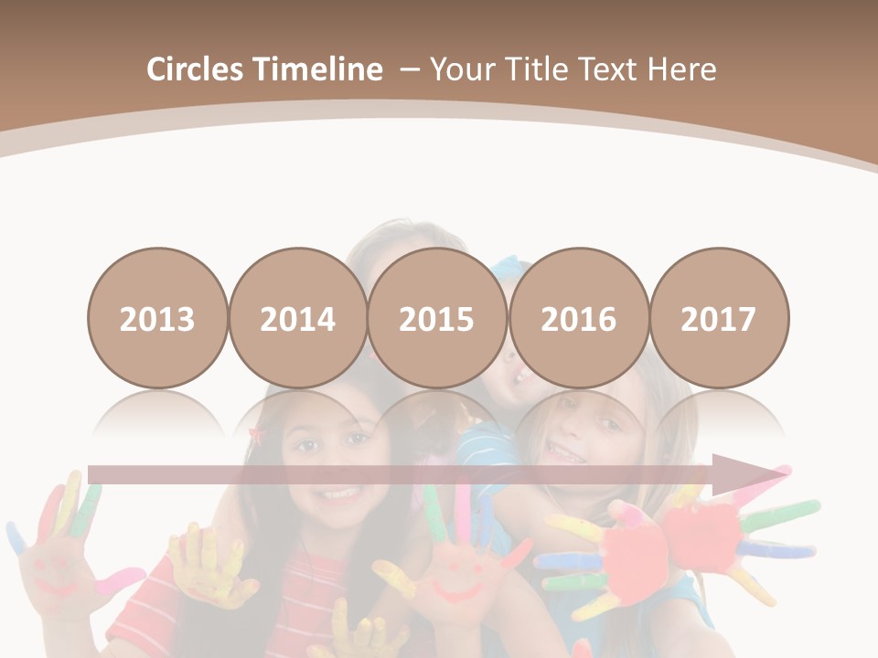 Artistic Entertainment Smiling PowerPoint Template